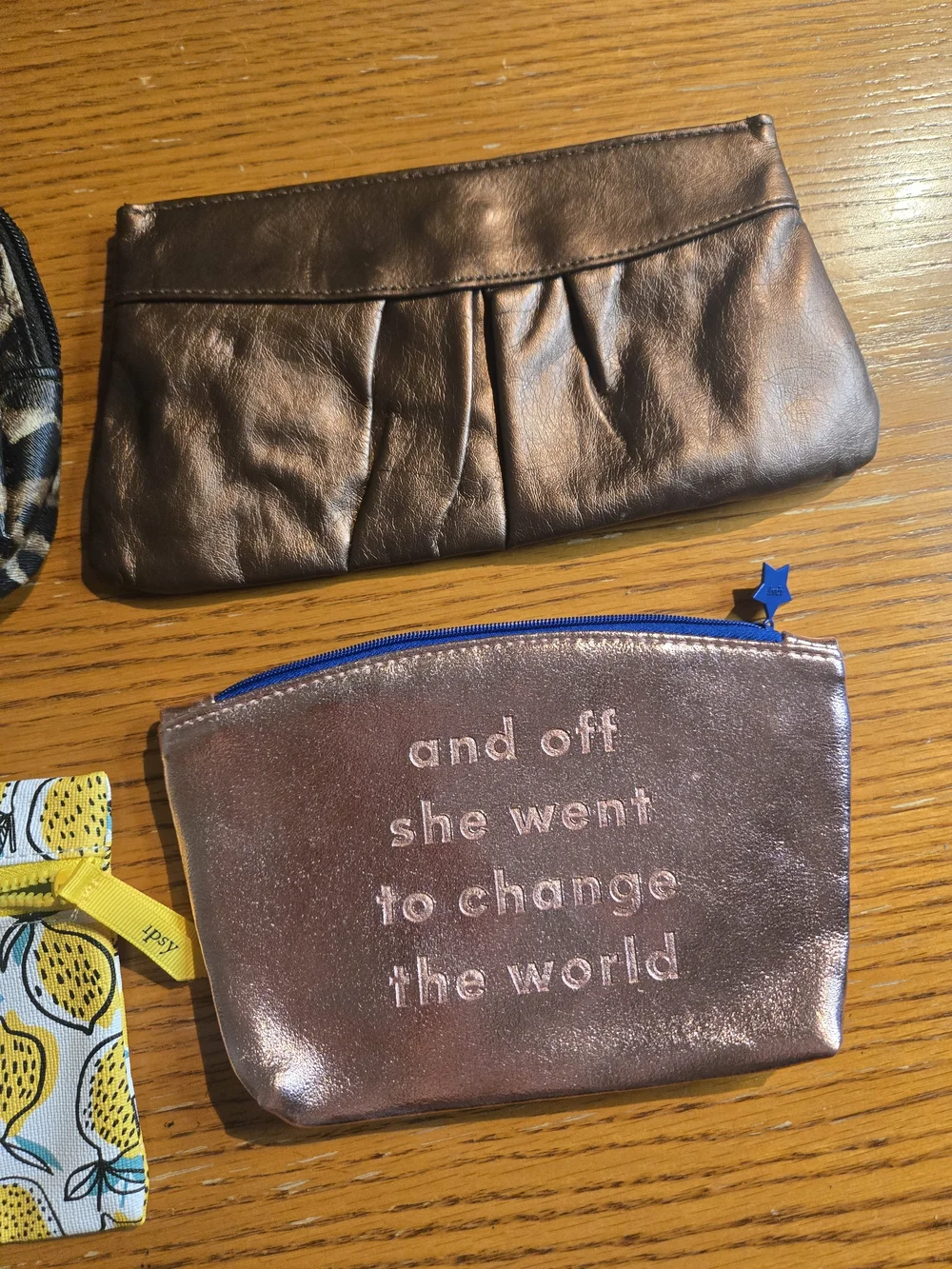 Set of 5 Makeup Cosmetic Bags & Accessory Pouches